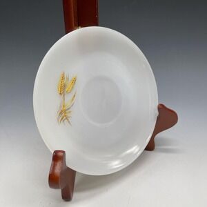 Vintage Fire King Glass Wheat pattern SAUCER Plate Wheatgrass Replacement